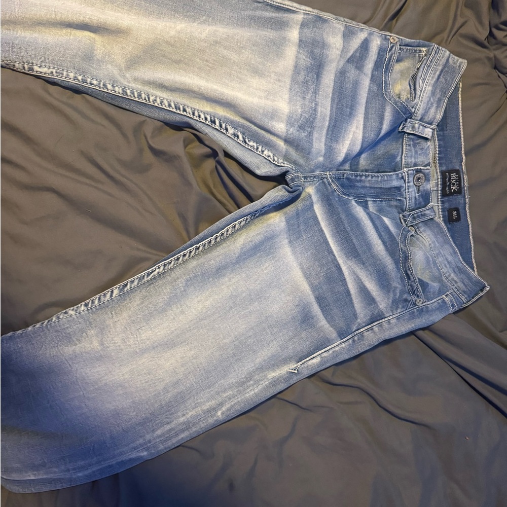 BKE Men's Straight Jeans - Light Blue